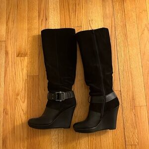 Bar III tall black boots